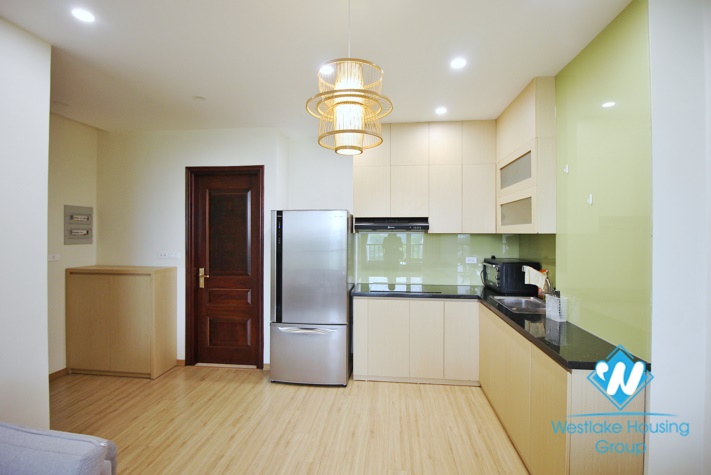 A brand new 1 bedroom apartment with lake view for rent in Quang An, Tay Ho